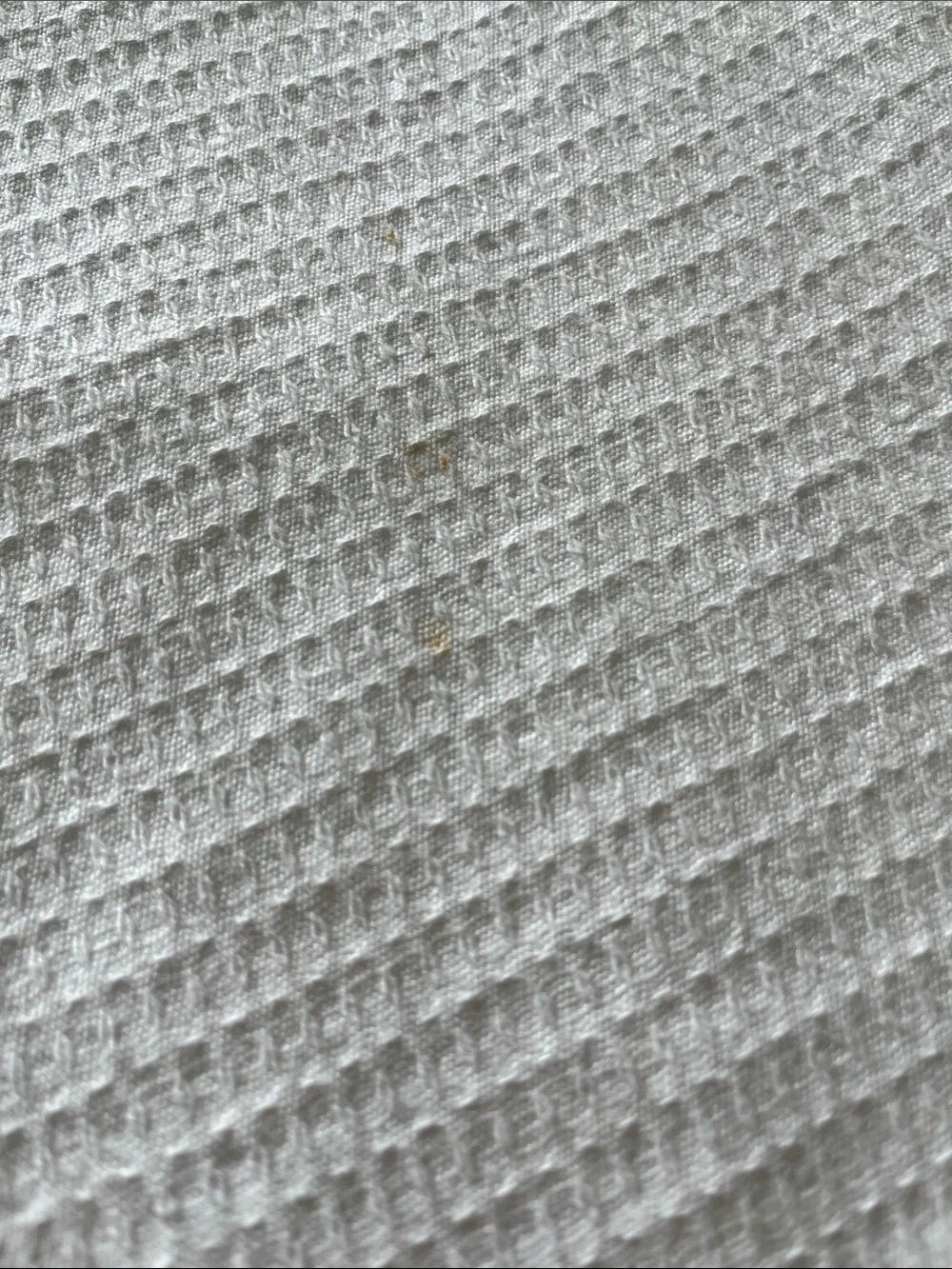 Vintage White Waffle Weave Tablecloth.  💯 Cotton